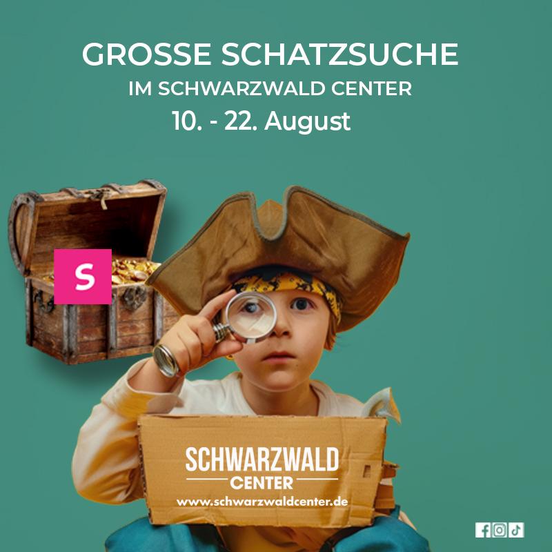 Schatzsuche Gewinnspiel im Schwarzwald Center